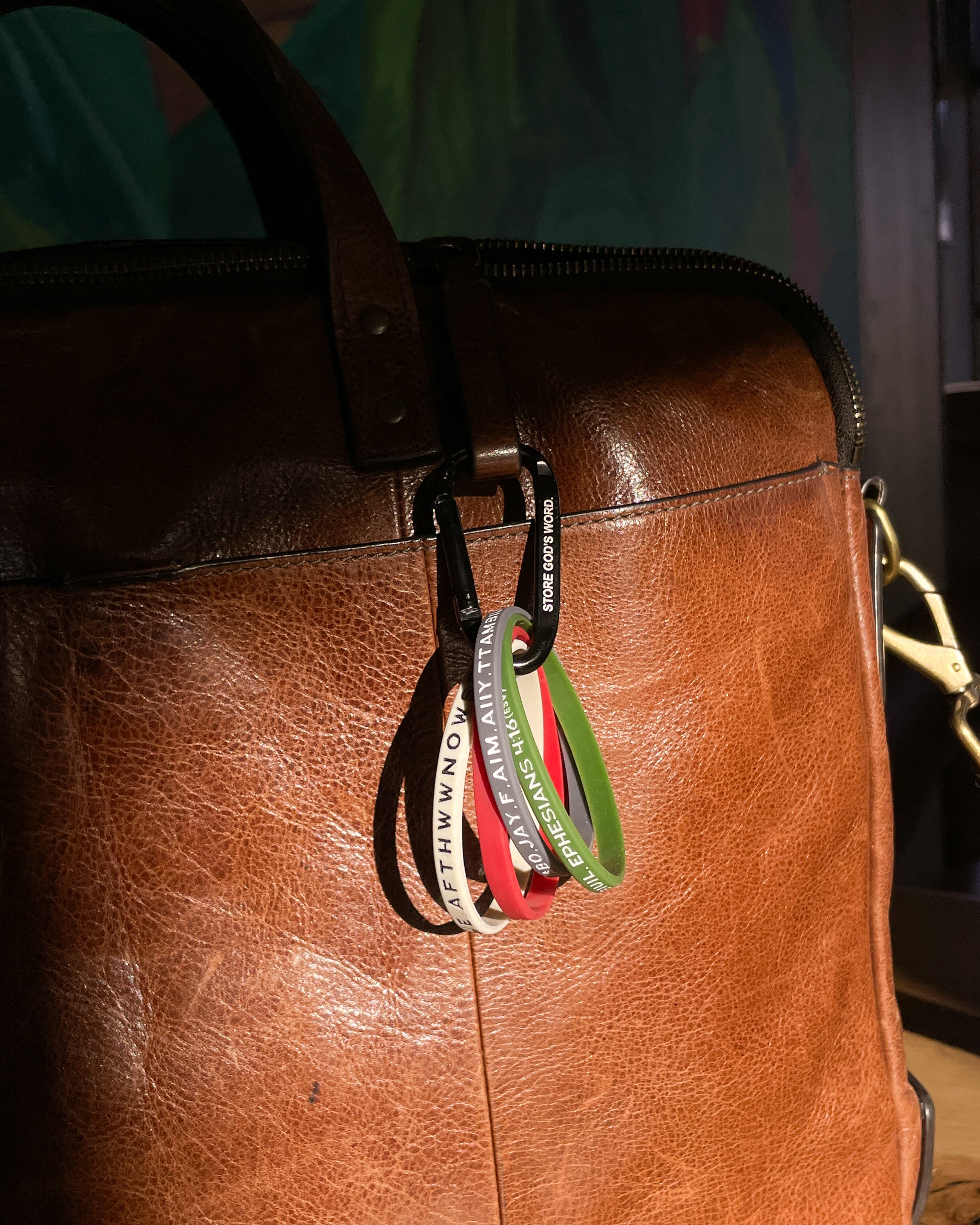Wristband Carabiner - "Store God's Word"