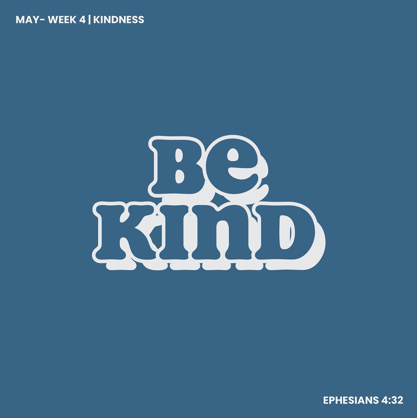 Ephesians 4:32 devotional header graphic - Kindness series, week 4