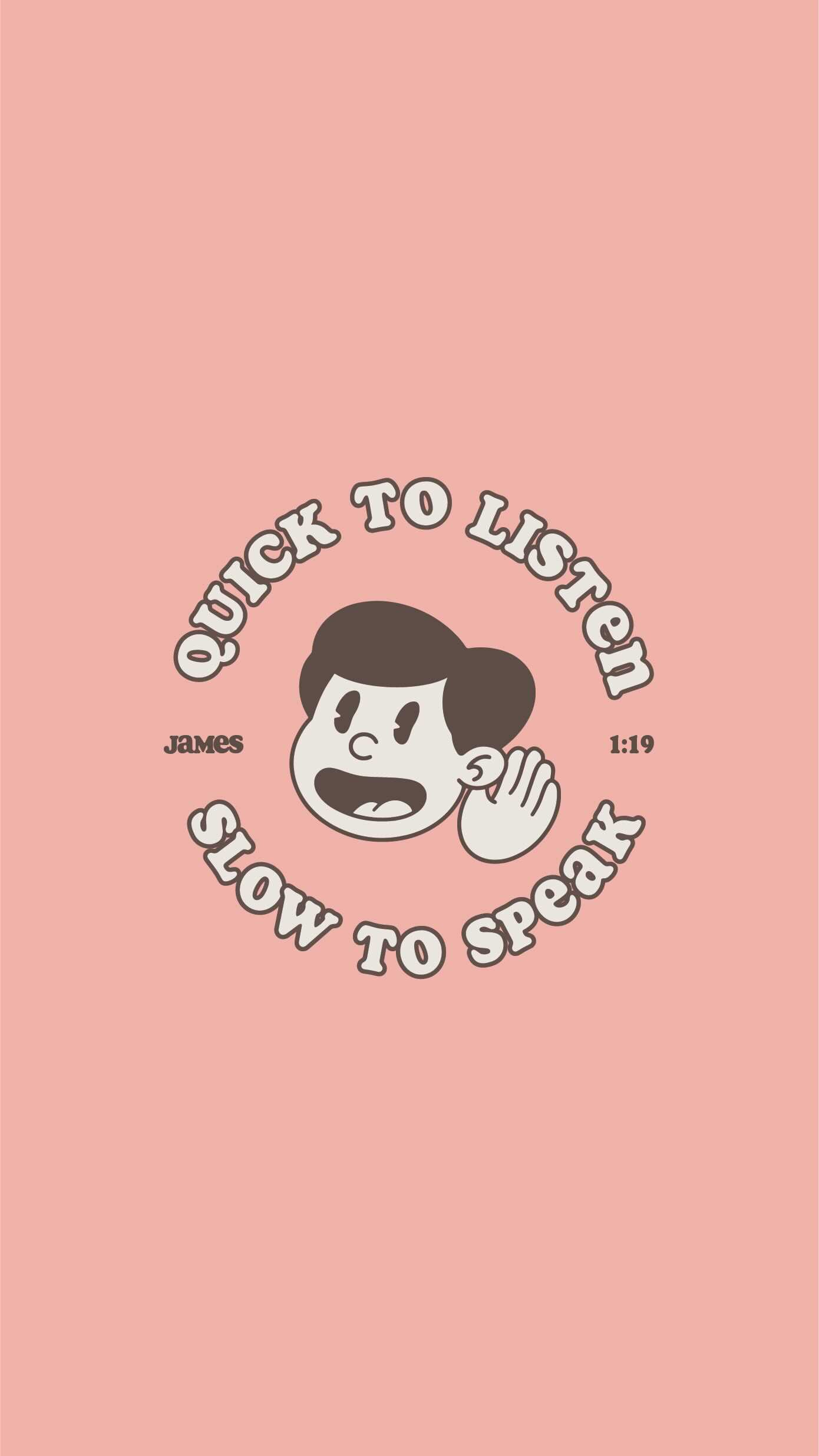 James 1:19 devotional header graphic - Self-Control series, week 3