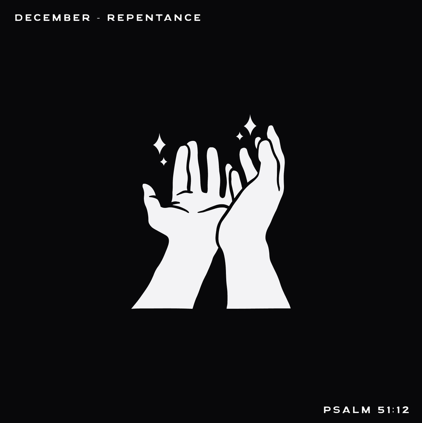 Psalm 51:12 devotional header graphic - Repentance series, week 12