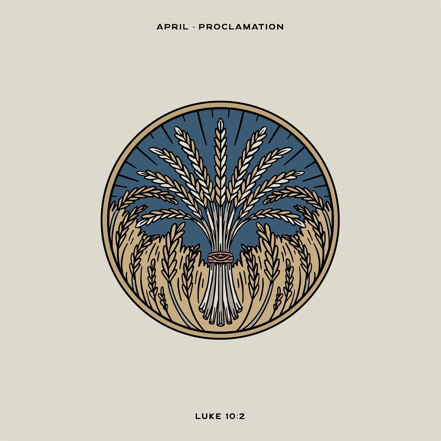 Luke 10:2 devotional header graphic - Proclamation series, week 2 (Jesus' Proclamation Strategy)